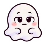 Rolling Eyes · Soft Ghost sticker from Express Yourself