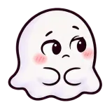 Side Eye · Soft Ghost sticker from Express Yourself