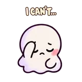 Facepalm · Soft Ghost sticker from Express Yourself