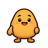 Bye Wave · Potato sticker from Express Yourself