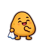 Goodbye · Potato sticker from Express Yourself
