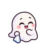 Goodbye · Soft Ghost sticker from Express Yourself