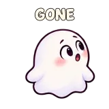 GONE · Searching · Soft Ghost sticker from Express Yourself