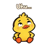 Uhu… · Office Duck sticker from Chat Reactions