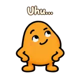 Uhu… · Potato sticker from Chat Reactions