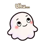 Uhu… · Soft Ghost sticker from Chat Reactions