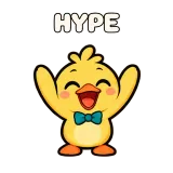 HYPE · Office Duck sticker from Express Yourself