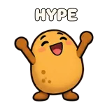 HYPE · Potato sticker from Express Yourself