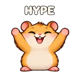 HYPE · Snack Hamster sticker from Express Yourself