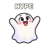 HYPE · Soft Ghost sticker from Express Yourself