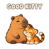 GOOD KITTY · Capybara sticker from Express Yourself