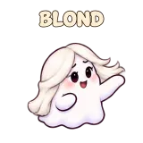 BLOND · Soft Ghost sticker from Express Yourself