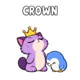 Crown · Drama Cat sticker from Express Yourself