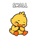 Small · Office Duck sticker from Express Yourself