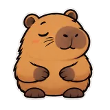Sigh · Capybara sticker from Express Yourself