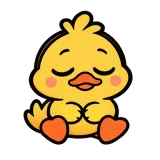 Sigh · Office Duck sticker from Express Yourself