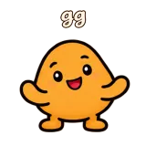 gg · Potato sticker from Chat Reactions