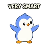 Very smart · Awkward Penguin sticker from Chat Signs