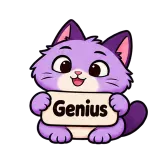 Genius · Drama Cat sticker from Chat Signs