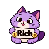 Rich · Drama Cat sticker from Chat Signs