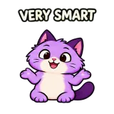 Very smart · Drama Cat sticker from Chat Signs
