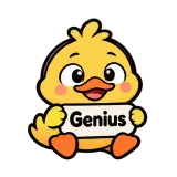 Genius · Office Duck sticker from Chat Signs