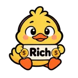 Rich · Office Duck sticker from Chat Signs