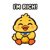 Rich · Office Duck sticker from Chat Signs