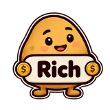 Rich · Potato sticker from Chat Signs
