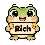 Rich · Tiny Frog sticker from Chat Signs