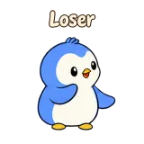 Loser · Awkward Penguin sticker from Chat Reactions