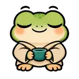 Wise Little Tea Break sticker from Trending Picks