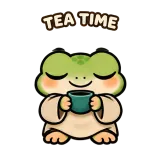 Wise Little Tea Break sticker from Trending Picks
