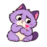 Ouch! · Drama Cat sticker from Express Yourself