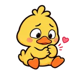 Ouch! · Office Duck sticker from Express Yourself