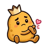 Ouch! · Potato sticker from Express Yourself