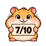 7/10 · Snack Hamster sticker from Chat Signs