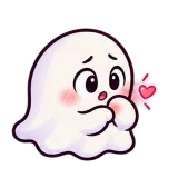 Ouch! · Soft Ghost sticker from Express Yourself