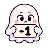 -1 · Soft Ghost sticker from Chat Signs