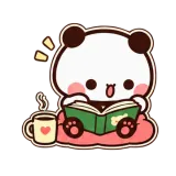 Book Nook sticker from Little Bear Days