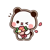 Flower Delivery sticker from Little Bear Days