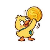 Payday Dance sticker from Duck at Work
