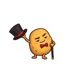 Formal Potato sticker from Potato Energy