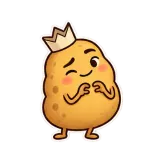 Mash of Affection sticker from Potato Energy