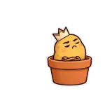 Firmly Planted sticker from Potato Energy
