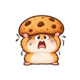 Cookie Workout sticker from Hamster Hunger