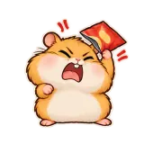 Snack Delay sticker from Hamster Hunger