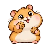 One for You sticker from Hamster Hunger