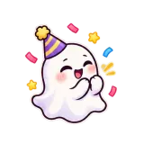 Party Spirit sticker from Ghost Problems