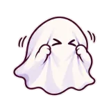Nope Cloud sticker from Ghost Problems